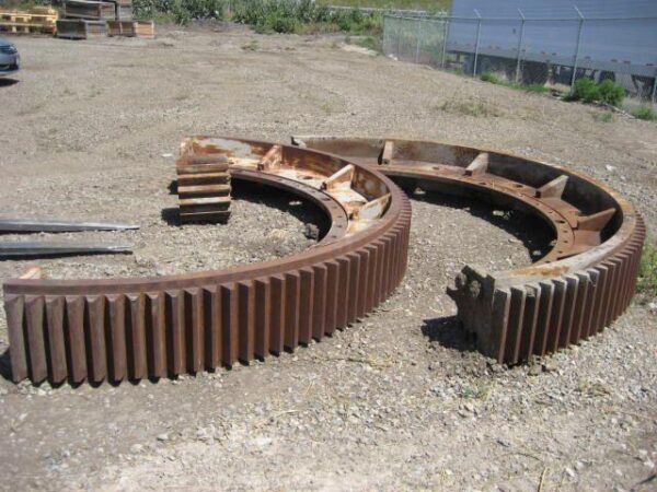 RING GEARS, SPUR TYPE, FOR 8' X 12' ALLIS CHALMERS MILL