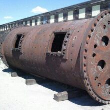 7' X 18' ALLIS CHALMERS STEEL-LINED BALL MILL, 350 HP