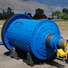 8' x 10' Allis Chalmers Rubber Lined Ball Mill