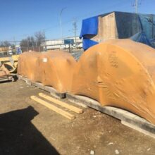 15' X 27' METSO RUBBER LINED BALL MILL