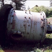 7' X 7' MARCY STEEL LINED BALL MILL
