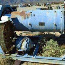 2' X 6' MARCY STEEL LINED BALL MILL, 15 HP
