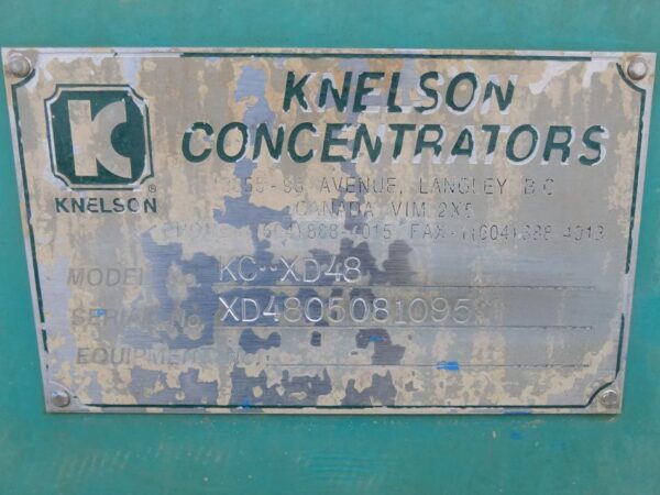 48" Knelson Gold Concentrator KC-XD48, extended duty semi-continuous (batch) concentrator, year 2005, with G5 cone. Equip yourself with the gold standard.