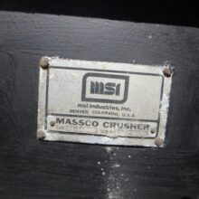 10" MSI MASSCO LAB CONE CRUSHER