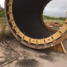 15' X 20' SHELL AND HEAD FOR NORDBERG ROD MILL