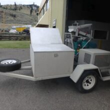 Knelson Prospecting Trailer with Knelson 7.5" concentrator & screen portable turnkey placer gold system. Equip yourself with the gold standard.