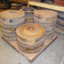 25" RUBBER IMPELLER FOR 12" X 10" ALLIS CHALMERS PUMPS