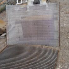 47" X 63" X 1/8" STAINLESS STEEL WEDGE SCREEN
