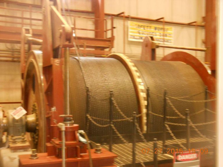 74" X 15' GHH DOUBLE DRUM HOIST Nelson Machinery & Equipment Ltd.