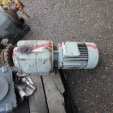 LEROY SOMER INLINE REDUCER WITH 3 HP MOTOR