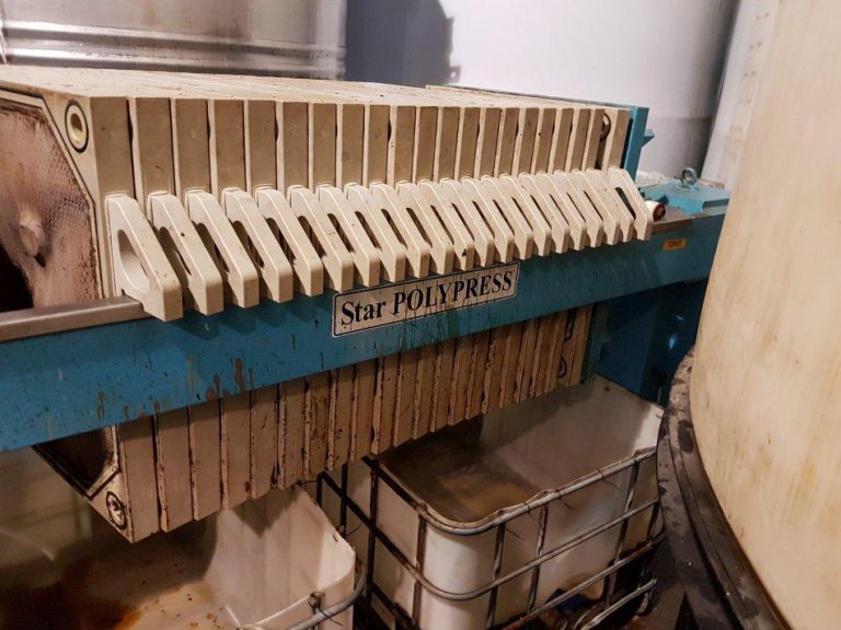 Polypress Machine 800 MM STAR POLYPRESS RECESSED PLATE HYDRAULIC FILTER PRESS - Nelson ...