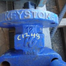 12" KEYSTONE FLANGED BUTTERFLY VALVES