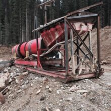5' DIA. X 26' TROMMEL PLANT WITH SLUICE AND GRIZZLY FEEDER