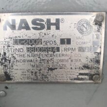 NASH CL2002 LIQUID RING VACUUM PUMP
