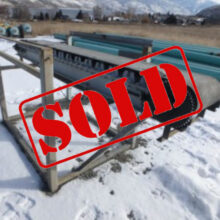14" X 8' FLAT BELT FEED CONVEYOR