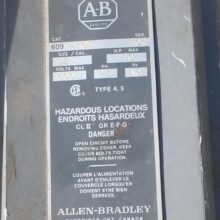 600 Volt Allen Bradley Size 1 Starters