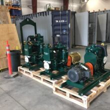 20 HP & 50 HP CENTRIFUGAL PUMP MODULES IN 20' CONTAINERS