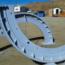 7' x 7' Marcy Steel Lined Ball Mill