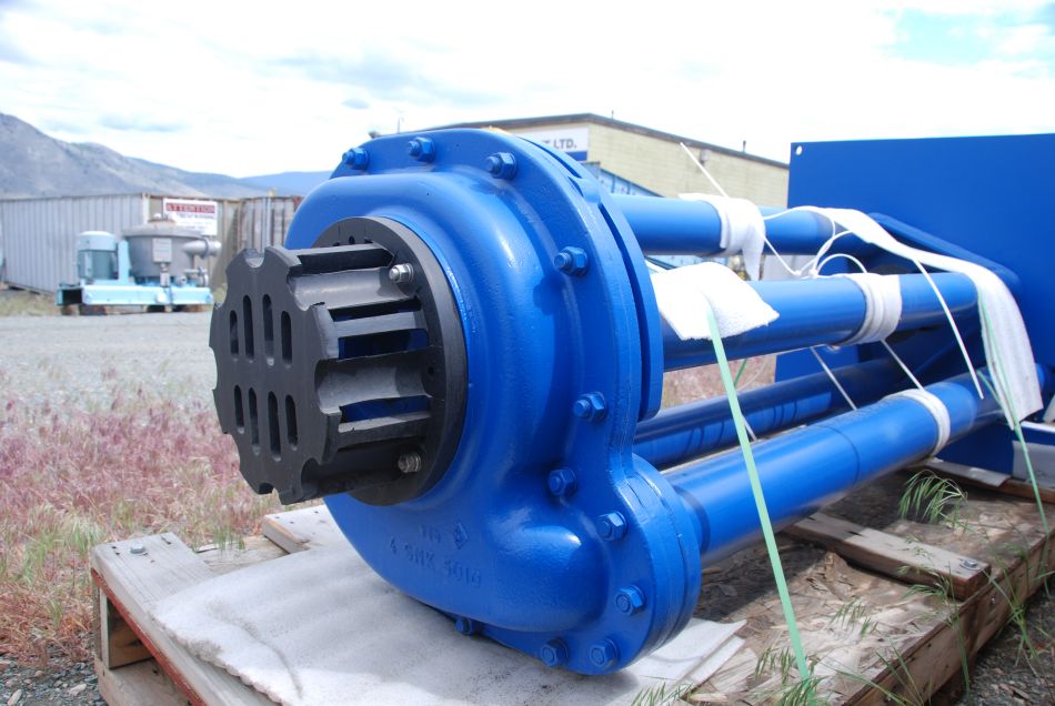 4" Warman Sump Pumps x 72" Leg Nelson Machinery & Equipment Ltd.