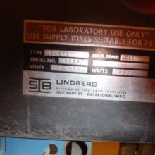 Lindberg Electric Tube Furnace