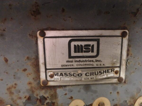 10" Massco Gyrocone Crushers