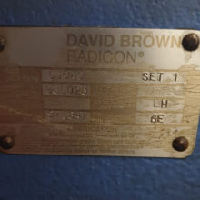 DAVID BROWN RADICON G1940 TRIPLE REDUCTION LH GEARBOX 79:3 RATIO