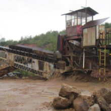 48" X 160' PORTABLE INCLINED CONVEYOR SYSTEM