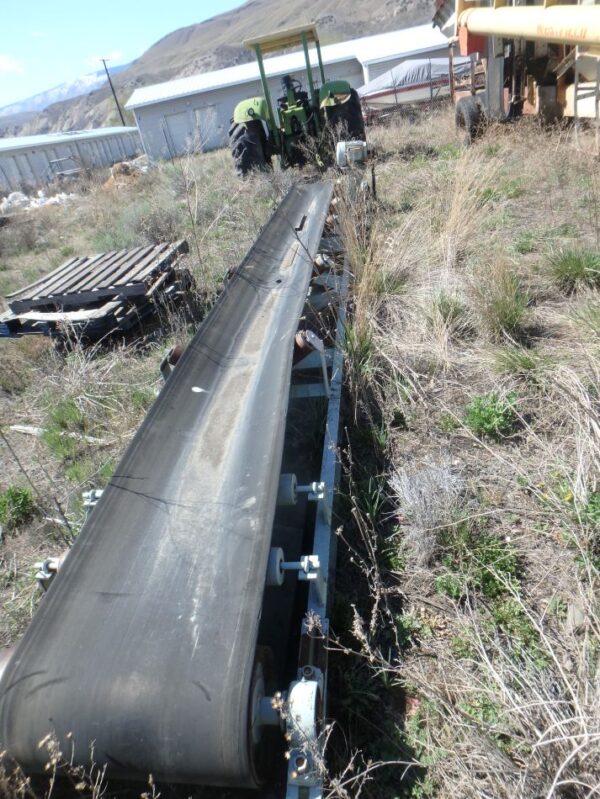 24" x 21' Belt Conveyor with 6" channel frame