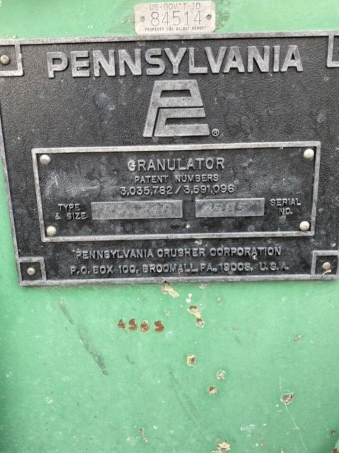 Pennsylvania TK2-24B Granulator