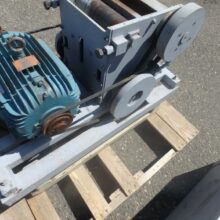 4" x 12" Lab Jaw Crusher with feed hopper
