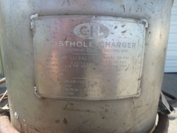 Stainless Steel Blasthole Charger, CIL Explosives