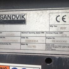 2017 Sandvik QJ341 Jaw Crusher Plant