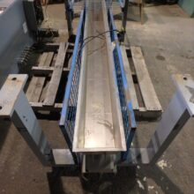 6" X 8' Stainless Steel Vibrating Pan Feeder