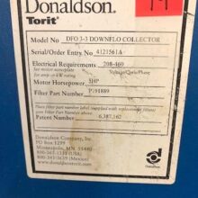2400 CFM Donaldson Torit DFO 3-3 Dust Collector