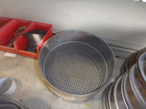 12" Dia Test Sieves, USA standard, in brass. Equip yourself with the gold standard