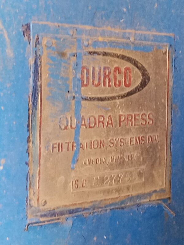 1000 mm Durco Quadra Press Trailerized Filter System