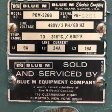 48" x 24" x 48" Blue M Oven