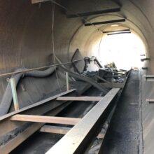 11' x 440' Cor Ten Steel Tube Conveyor