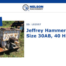 Jeffrey Hammermill Size 30AB