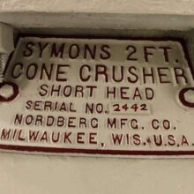 2' Nordberg Symons Shorthead Crusher