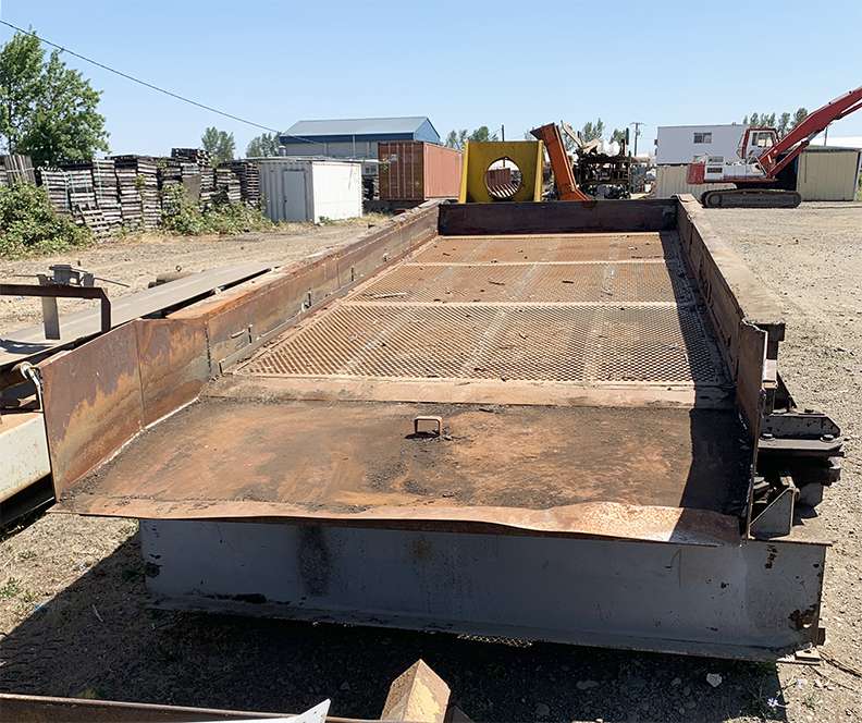 Rotex Screen Rack 6' x 15' Rotex Double Deck Screens - Nelson Machinery