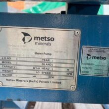 10" x 8" Metso HM250 Metal Pumps