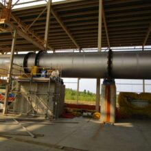 9' x 60' Feeco Parallel Flow Rotary Dryer