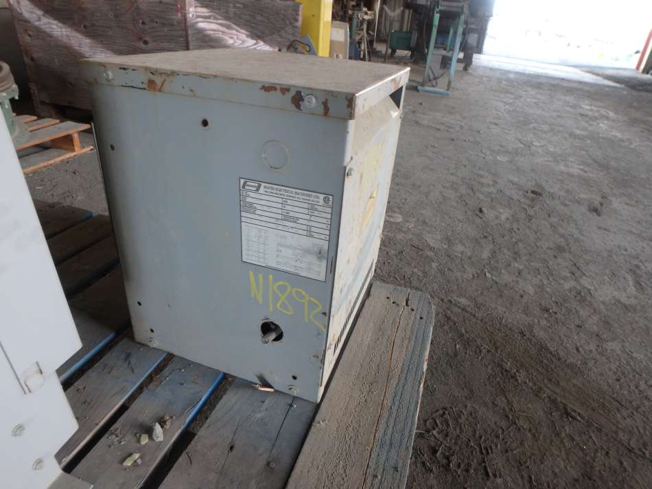 10 KVA BEAVER TRANSFORMER - Nelson Machinery & Equipment Ltd.