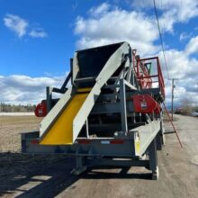 5' x 16' Eljay Portable Screen Plant with Screw Classifier