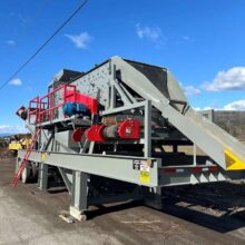 5' x 16' Eljay Portable Screen Plant with Screw Classifier