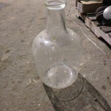 11" dia x 20" Glass Jugs