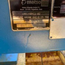 8" x 6" Metso HM200 Pump, 125 HP