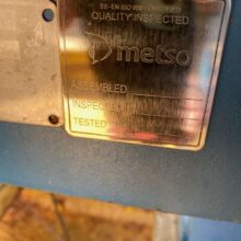 8" x 6" Metso HM200 Pump, 125 HP