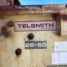 22" x 50" Telsmith Jaw Crusher